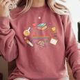 Future Teacher Costume For Kids Comfort Colors Sweatshirt Crimson Future Teacher Costume For Kids Comfort Colors Sweatshirt Crimson