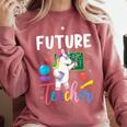 Future Teacher School Teacher Female Comfort Colors Sweatshirt Crimson Future Teacher School Teacher Female Comfort Colors Sweatshirt Crimson
