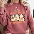Ghost Are You Fall-O-Ween Directions Teacher Halloween Comfort Colors Sweatshirt Crimson Ghost Are You Fall-O-Ween Directions Teacher Halloween Comfort Colors Sweatshirt Crimson