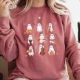 Ghost Music Teacher Halloween Musician Costume Comfort Colors Sweatshirt Crimson Ghost Music Teacher Halloween Musician Costume Comfort Colors Sweatshirt Crimson