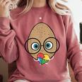 The Good Egg Teacher Halloween Costume Food Group Cute Comfort Colors Sweatshirt Crimson The Good Egg Teacher Halloween Costume Food Group Cute Comfort Colors Sweatshirt Crimson