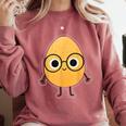 Good Egg Teacher Halloween Costume The Smart Cookie Comfort Colors Sweatshirt Crimson Good Egg Teacher Halloween Costume The Smart Cookie Comfort Colors Sweatshirt Crimson