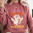 Groovy Faboolous Spooky Music Teacher Halloween Men Women Comfort Colors Sweatshirt Crimson Groovy Faboolous Spooky Music Teacher Halloween Men Women Comfort Colors Sweatshirt Crimson