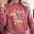 Groovy Its A Good Day To Dance Dance Teacher Comfort Colors Sweatshirt Crimson Groovy Its A Good Day To Dance Dance Teacher Comfort Colors Sweatshirt Crimson
