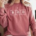 Halloween Boo Periodic Table Element Teachers Science Comfort Colors Sweatshirt Crimson Halloween Boo Periodic Table Element Teachers Science Comfort Colors Sweatshirt Crimson