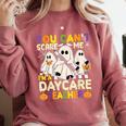 Halloween You Can't Scare Me I'm a Daycare Teacher Ghost Comfort Colors Sweatshirt Crimson Halloween You Can't Scare Me I'm a Daycare Teacher Ghost Comfort Colors Sweatshirt Crimson