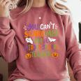 Halloween You Cant Scare Me Im A Middle School Teacher Comfort Colors Sweatshirt Crimson