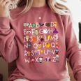 Halloween Nursery Teacher Shirt Halloween Alphabet Comfort Colors Sweatshirt Crimson Halloween Nursery Teacher Shirt Halloween Alphabet Comfort Colors Sweatshirt Crimson