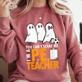 Halloween PE Teacher Shirt Can't Scare Me Comfort Colors Sweatshirt Crimson Halloween PE Teacher Shirt Can't Scare Me Comfort Colors Sweatshirt Crimson