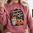 Halloween Teacher Phonemes Graphemes Caffeine Coffee Lover Comfort Colors Sweatshirt Crimson Halloween Teacher Phonemes Graphemes Caffeine Coffee Lover Comfort Colors Sweatshirt Crimson