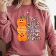 Halloween Teacher Shirt I Teach The Cutest Pumpkins In Patch Men Women Kids Comfort Colors Sweatshirt Crimson