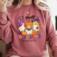 Halloween Teacher Smell a Tiny Human Ghost Spooky Season Comfort Colors Sweatshirt Crimson Halloween Teacher Smell a Tiny Human Ghost Spooky Season Comfort Colors Sweatshirt Crimson
