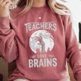 Halloween Teacher Tshirts Zombie Teachers Love Brains Comfort Colors Sweatshirt Crimson Halloween Teacher Tshirts Zombie Teachers Love Brains Comfort Colors Sweatshirt Crimson