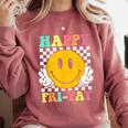 Happy Fri-Yay Teacher Friday Weekend School Comfort Colors Sweatshirt Crimson Happy Fri-Yay Teacher Friday Weekend School Comfort Colors Sweatshirt Crimson