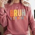 Happy Friyay Teacher Shirt Cute Teacher Fashion Bruh Fri-Yay Comfort Colors Sweatshirt Crimson Happy Friyay Teacher Shirt Cute Teacher Fashion Bruh Fri-Yay Comfort Colors Sweatshirt Crimson
