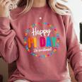 Happy Pi Day Pie Math Coach Teacher Pi Day Lover Nerdy Comfort Colors Sweatshirt Crimson