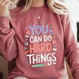 You Can Do Hard Things Test Day Teacher Kids Comfort Colors Sweatshirt Crimson You Can Do Hard Things Test Day Teacher Kids Comfort Colors Sweatshirt Crimson
