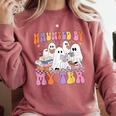 Haunted By My TBR Cute Ghosts Book Reading Teacher Halloween Comfort Colors Sweatshirt Crimson Haunted By My TBR Cute Ghosts Book Reading Teacher Halloween Comfort Colors Sweatshirt Crimson