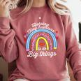 Helping Tiny Humans To Do Big Things Teacher Women Comfort Colors Sweatshirt Crimson Helping Tiny Humans To Do Big Things Teacher Women Comfort Colors Sweatshirt Crimson