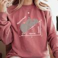 Hippotenuse Hippo Angle Function Hypotenuse Math Teacher Comfort Colors Sweatshirt Crimson