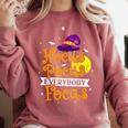 Hocus Pocus Everybody Focus Halloween Teacher Men Women Kids Comfort Colors Sweatshirt Crimson Hocus Pocus Everybody Focus Halloween Teacher Men Women Kids Comfort Colors Sweatshirt Crimson