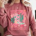 Howdy Fourth Grade Western 4th Grade Teacher Cowboy Cowgirl Comfort Colors Sweatshirt Crimson