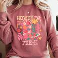 Howdy Pre-K Cowgirls Teacher Back To School Comfort Colors Sweatshirt Crimson Howdy Pre-K Cowgirls Teacher Back To School Comfort Colors Sweatshirt Crimson