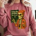 HUGvyn Halloween Skeleton Six Seven 67 Meme PEMDAS Teacher Comfort Colors Sweatshirt Crimson HUGvyn Halloween Skeleton Six Seven 67 Meme PEMDAS Teacher Comfort Colors Sweatshirt Crimson