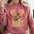 Human Muscles Organs Scary Anatomy Teacher Halloween Costume Comfort Colors Sweatshirt Crimson Human Muscles Organs Scary Anatomy Teacher Halloween Costume Comfort Colors Sweatshirt Crimson