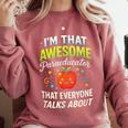 I'm That Awesome Paraeducator Teacher Comfort Colors Sweatshirt Crimson