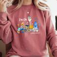 I'm Ok Lunch Lady Life Cafeteria Crew Teacher Women Comfort Colors Sweatshirt Crimson I'm Ok Lunch Lady Life Cafeteria Crew Teacher Women Comfort Colors Sweatshirt Crimson