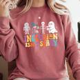Inclusion Isn't Scary SLP Halloween Sped Teacher Comfort Colors Sweatshirt Crimson Inclusion Isn't Scary SLP Halloween Sped Teacher Comfort Colors Sweatshirt Crimson