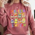 Inclusion Is My Jam SPED Teacher Special Education Teacher Comfort Colors Sweatshirt Crimson