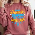 Infant Whisperer Daycare School Childcare Infant Teacher Comfort Colors Sweatshirt Crimson Infant Whisperer Daycare School Childcare Infant Teacher Comfort Colors Sweatshirt Crimson