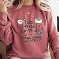 Instructional Coach Reflect Support Teachers Student Success Comfort Colors Sweatshirt Crimson Instructional Coach Reflect Support Teachers Student Success Comfort Colors Sweatshirt Crimson