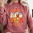Insurance Boo Crew Halloween Spooky Costume Teacher Comfort Colors Sweatshirt Crimson Insurance Boo Crew Halloween Spooky Costume Teacher Comfort Colors Sweatshirt Crimson