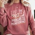 Intervention Teacher Progress Monitoring Intervention Comfort Colors Sweatshirt Crimson Intervention Teacher Progress Monitoring Intervention Comfort Colors Sweatshirt Crimson