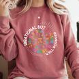 Irrational But Well Rounded Pi Day Math Teacher Student Geek Comfort Colors Sweatshirt Crimson