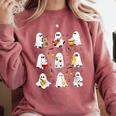 It's A Bootiful Day To Make Music Ghost Teacher Comfort Colors Sweatshirt Crimson It's A Bootiful Day To Make Music Ghost Teacher Comfort Colors Sweatshirt Crimson