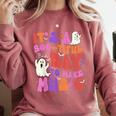 It's a Bootiful Day To Make Music Halloween Music Teacher Comfort Colors Sweatshirt Crimson