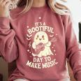 It's A Bootiful Day To Make Music Halloween Music Teacher Comfort Colors Sweatshirt Crimson It's A Bootiful Day To Make Music Halloween Music Teacher Comfort Colors Sweatshirt Crimson