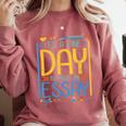 It's A Fine Day To Write An Essay Class English Teacher Comfort Colors Sweatshirt Crimson