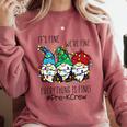 It's Fine We'Re Fine Gnome Pre-K Teacher Christmas Light For Men Women Comfort Colors Sweatshirt Crimson It's Fine We'Re Fine Gnome Pre-K Teacher Christmas Light For Men Women Comfort Colors Sweatshirt Crimson