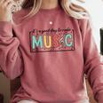 It's A Good Day To Make Music Musician Music Teacher Comfort Colors Sweatshirt Crimson It's A Good Day To Make Music Musician Music Teacher Comfort Colors Sweatshirt Crimson