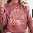 It's A Good Day To Sing Back To School Music Teacher Comfort Colors Sweatshirt Crimson