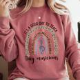 Its A Good Day To Teach Tiny Musicians Music Teacher Rainbow Comfort Colors Sweatshirt Crimson Its A Good Day To Teach Tiny Musicians Music Teacher Rainbow Comfort Colors Sweatshirt Crimson