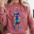 Its All Good In TK Cat Transitional Kindergarten Teacher Kid Comfort Colors Sweatshirt Crimson Its All Good In TK Cat Transitional Kindergarten Teacher Kid Comfort Colors Sweatshirt Crimson