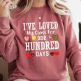I'Ve Loved My Class For 100 Days Of School 100th Day Teacher Comfort Colors Sweatshirt Crimson I'Ve Loved My Class For 100 Days Of School 100th Day Teacher Comfort Colors Sweatshirt Crimson