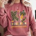 K Is For Kindergarten Teacher Coquette Bow Camo Comfort Colors Sweatshirt Crimson K Is For Kindergarten Teacher Coquette Bow Camo Comfort Colors Sweatshirt Crimson