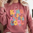 Kind Is Always Cool Groovy Teacher Be Kind Kindness Matters Comfort Colors Sweatshirt Crimson Kind Is Always Cool Groovy Teacher Be Kind Kindness Matters Comfort Colors Sweatshirt Crimson